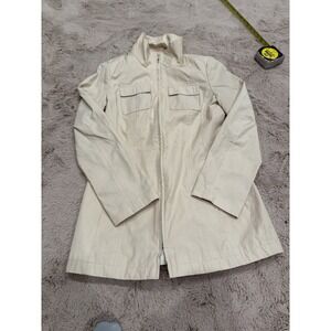 Women's Size Small Calvin Klein Coat - Creme